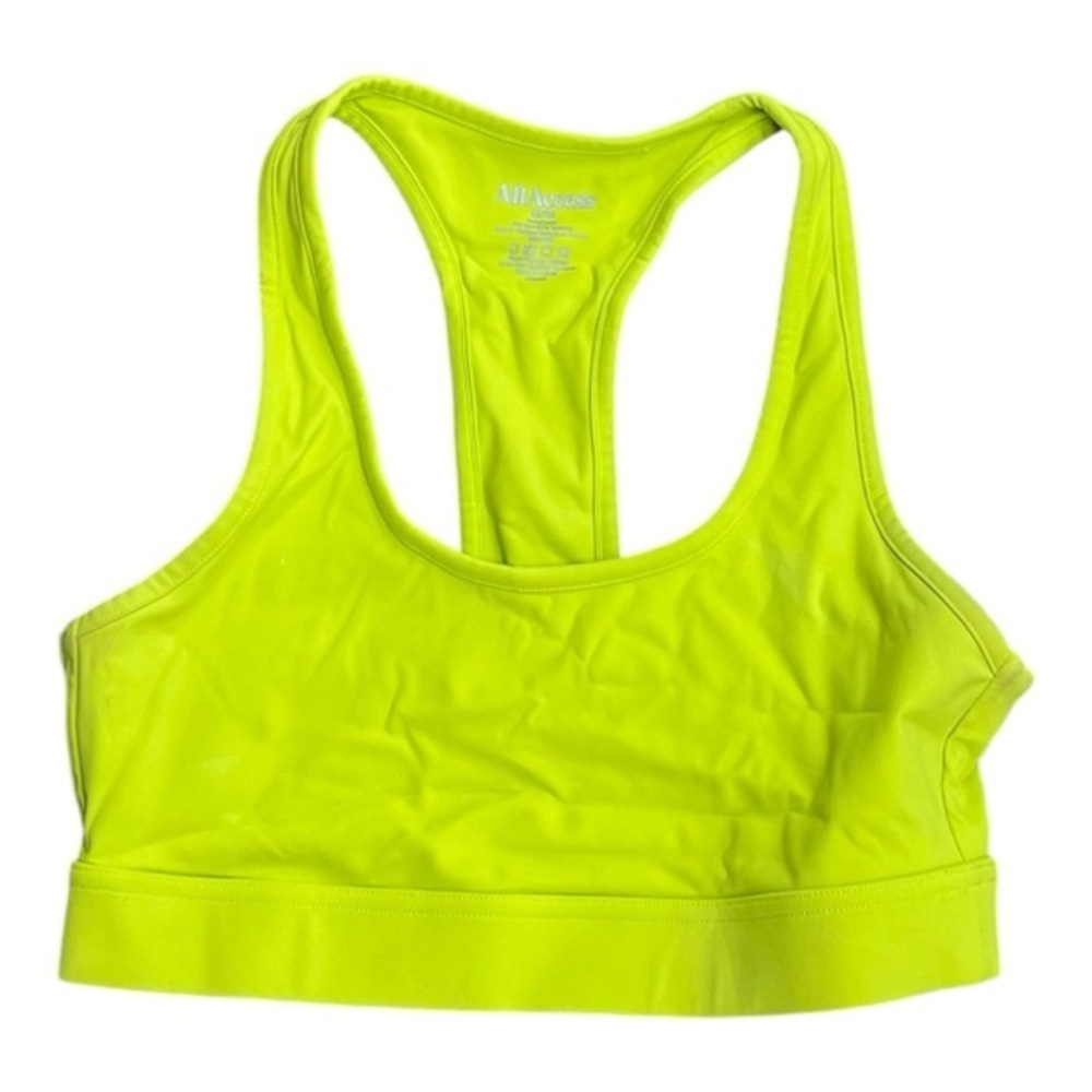 All Access Women's Neon Yellow Sports Bra size M